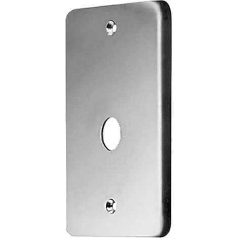 Placca per argano a fune realizzata in acciaio inox compatibile con tipo "C" 83 x h130 mm (1/2)