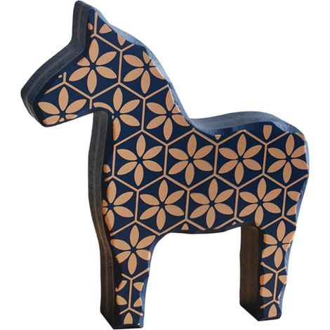 de cheval en bois de style nordique peu encombrante et
