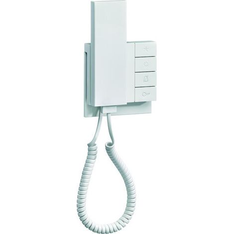 Citofono audio elcom quattro pulsanti montaggio a vista