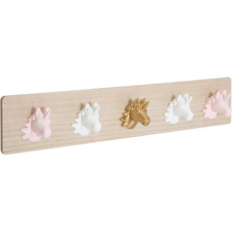 Perchero infantil «Licorne» 10 x 55 cm - Atmosphera créateur d'intérieur