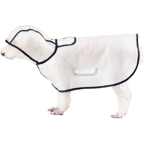 pair Imperméable à capuche pour chien et chat en PU imperméable pour l'extérieur (1/4)