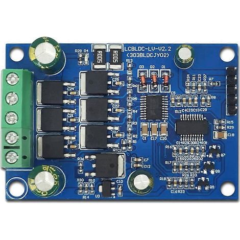 JY02 Motorsteuermodul für bürstenlose DC-Hall-Effekt-Motoren, SPWM-Steuermodus, 12–37 V Eingang (1/5)