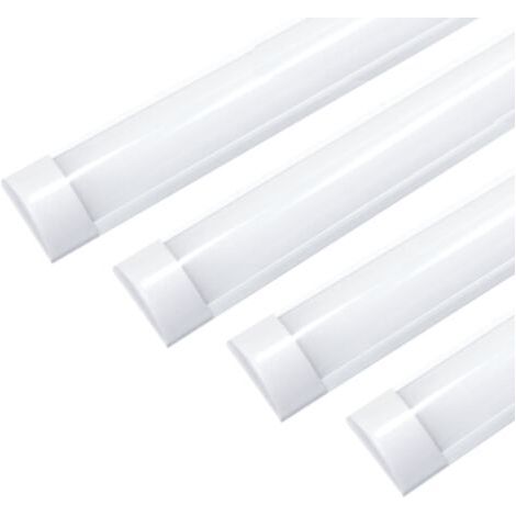 Réglette LED 90cm 36W - Pack de 4 - Blanc Neutre 4000K - 5500K - SILAMP (1/5)