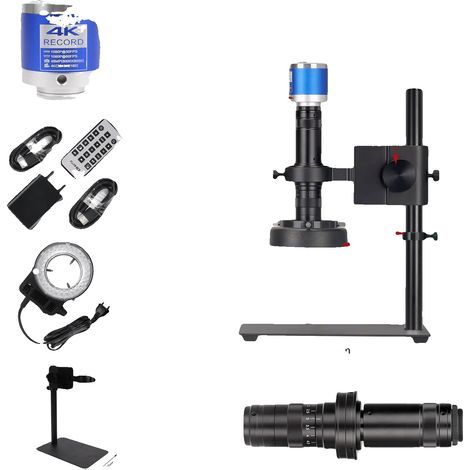Microscopio digitale, obiettivo 215X, connettività HDMI e USB, set F4K 4003-215x (1/2)