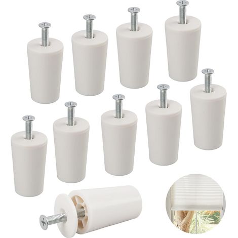 Pièces Butée Volet Roulant 40mm avec Vis et Rondelles pour Butée Volets Roulants et Stores, Butée Volet Roulant (1/5)