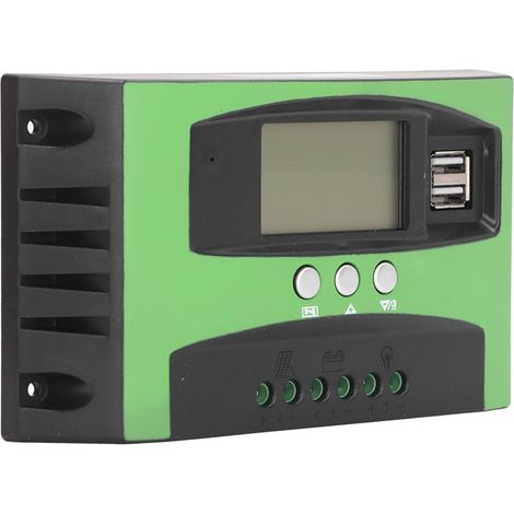 Solar-Laderegler mit LCD-Anzeige für Photovoltaik-Solarmodule, intelligenter Regler 12 V/24 V, 50 A (1/5)