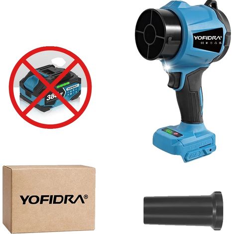 Souffleur Électrique, Moteur Sans Balais, Vitesse du Vent Réglable, Pas de batterie (1/2)