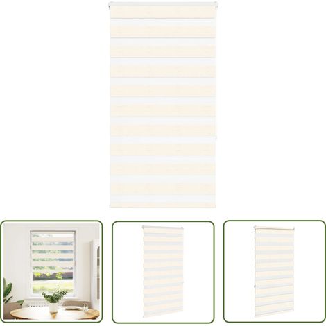 vidaXL Store zèbre beige marbré largeur du tissu 65,9 cm polyester (1/5)