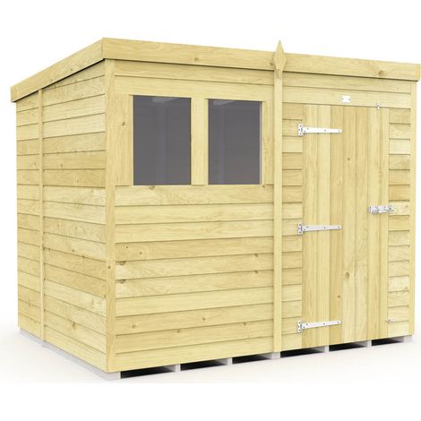 8 x 6 Pent Shed
