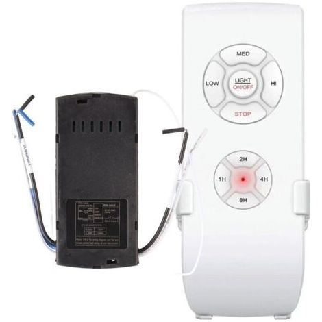 BUNTHAUS Kit de télécommande pour ventilateur de plafond, télécommande universelle intelligente pour ventilateur de plafond et lumière pour Hunter\\'s Harbor Breeze (1/5)