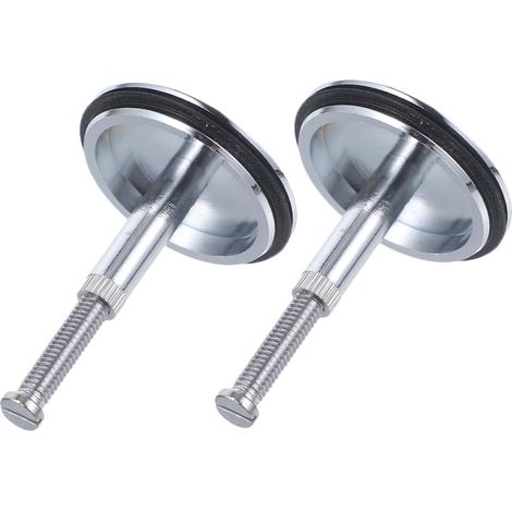 Bouchon de vidange OUNONA en laiton , lot 2 , avec joint plat , pivotant pour baignoire et lavabo ,