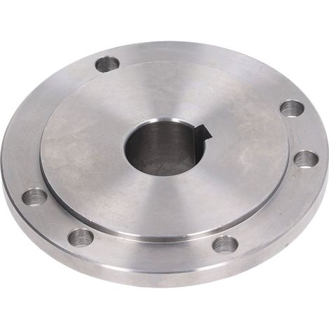 Mandrin 125mm Bride en Acier Haute Teneur en Manganèse pour Tour, Connexion K11-125 K12-125 K72-125, Alésage 30mm / 1.2in (1/5)