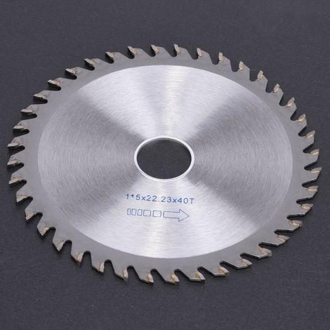 Disques de coupe circulaires en carbure pour scie circulaire sur table et meuleuse d'angle, 115 x 22,23 x 40 dents (1/3)