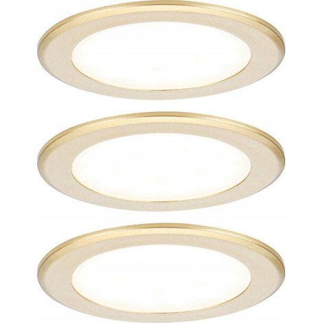 Paulmann Iluminación empotrable LED dorado mate 3 piezas (1/3)