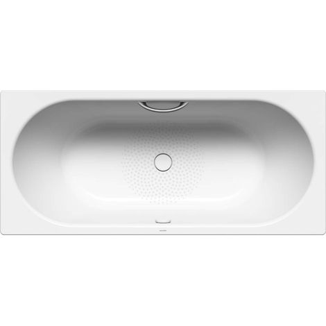 Kaldewei Avantgarde - Bañera Centro Duo 133, 180x80 cm, orificios para asas, antideslizante, blanco 283310220001 (1/3)