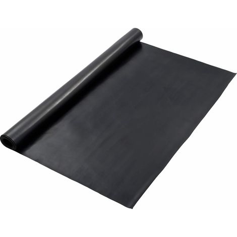 Bodenbelag Schwarz 1,2 x 2 m Gummi vidaXL