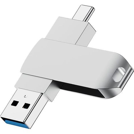 cl Usb  Double Usage De Type C Pour Ordinateur Et Tlphone Portable 256g-grande Capacit-cratif (1/5)