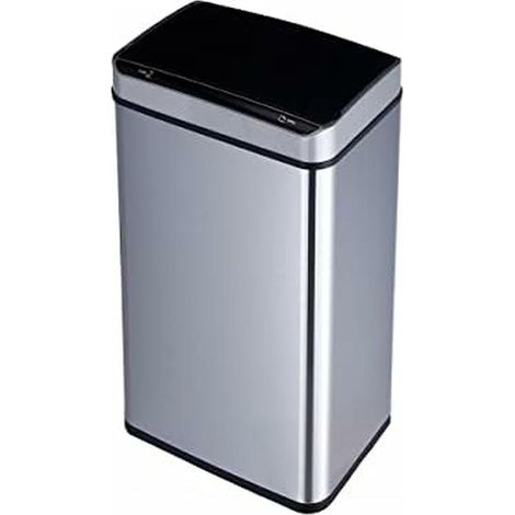 Papelera metalica q-connect con sensor automatico capacidad 60 litros 630x270x400 mm (1/4)