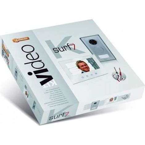 Interphone vidéo - EA - KIT VIDEO SURF - 2 fils - 7 pouces - Filaire - Volume réglable