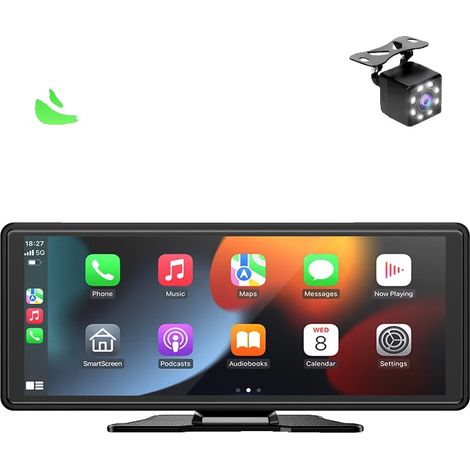 CarPlay, schermo ad alta definizione, supporto USB, con telecamera (1/2)