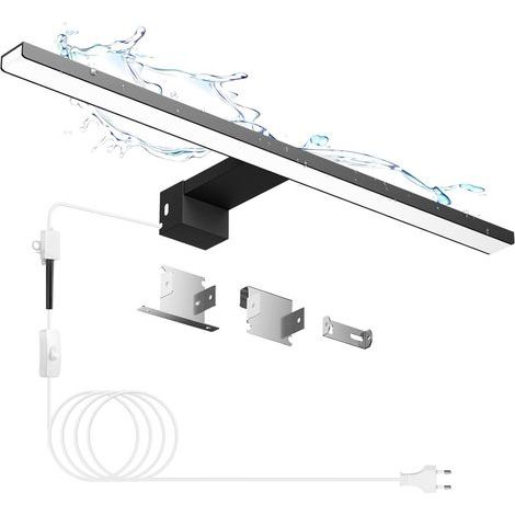 Mirror Light Fixture, Aluminum Alloy, IP44 Waterproof, 12W 4000K LED, Bathroom (1/5)