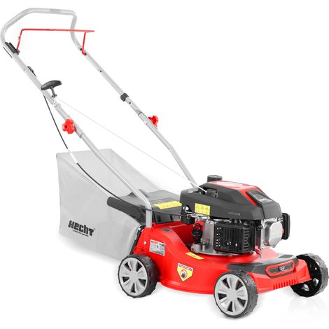 Rasenmäher Benzin mit Antrieb 40cm Schnittbreite 1,8 PS 1,3kW Hand Schiebe Mäher