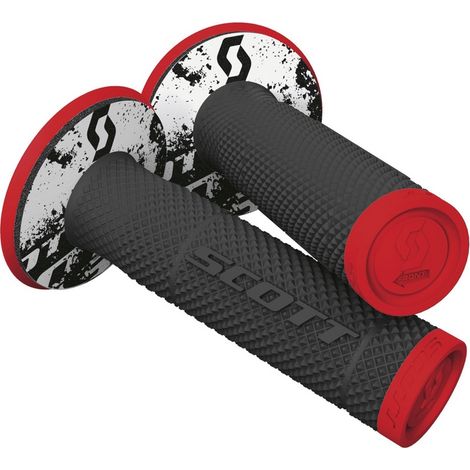 Leve del cambio/manopole/gomme/maniglie Scott sxii, nere e rosse