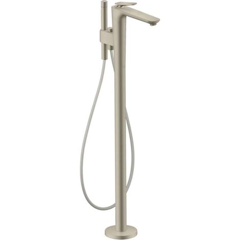 Axor Citterio C - Miscelatore a pavimento per vasca da bagno, nickel spazzolato 49441820 (1/2)