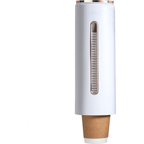 Dispensador de vasos de plástico ABS para montaje en pared, dispensador de vasos de papel, soporte para vasos de papel desechables. (1/5)