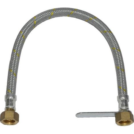 Manichetta con leva per gas liquido 1/2" multicolore 80 cm