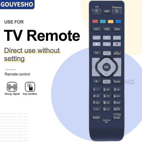 Nouvelle télécommande RC3134509/01BR de remplacement pour téléviseur Proximus V5. (1/5)