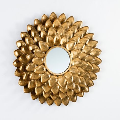 Spiegel 73X5X73 Metall Gold (1/3)