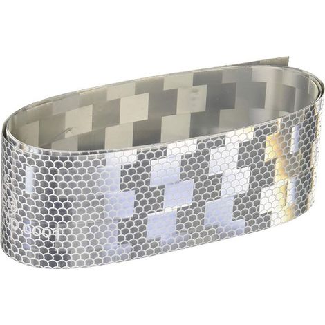 Rotolo Adesivo Rifrangente Omologato 5 x 100 cm - Colore: BIANCO