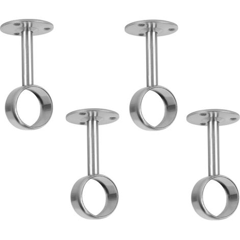 supports de tringle à rideaux en métal (32 mm), adaptés aux tringles à rideaux dans les armoires, les salons et les chambres. (1/5)