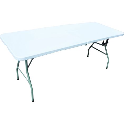 1.80m Heavy Duty Folding Garden Table or Pasting Table Decorating or Occasional Table (1/5)