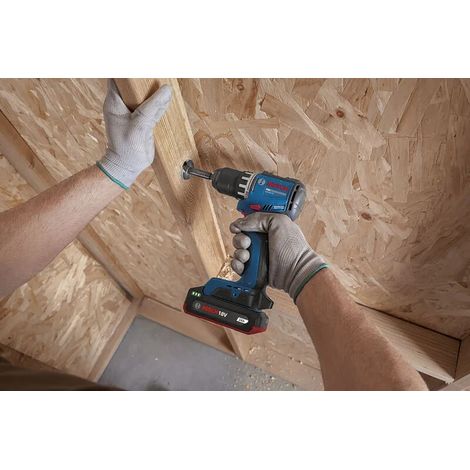 Bosch – Perceuse-visseuse 18V avec 2 batteries 4Ah et 2Ah – Couple 63Nm – Moteur sans charbon – KickBack Control – 6019S0024 — vue 4