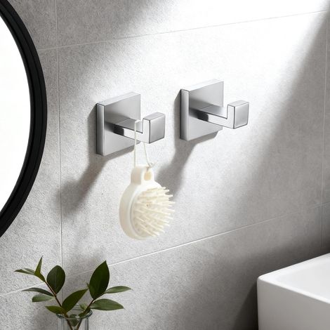 Patère Murale en Acier Inoxydable pour Serviettes (1/5)