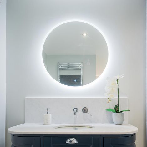 800mm Round LED Mirror (1/3)
