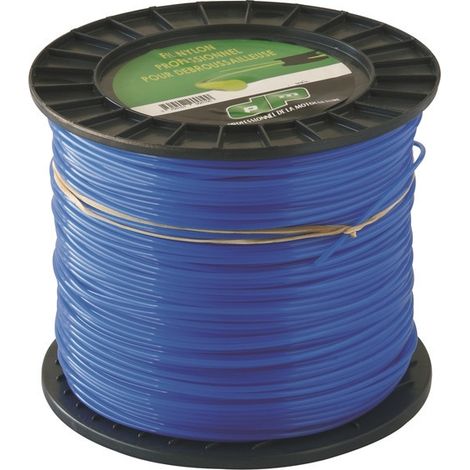 Bobine fil nylon débroussailleuse carré (2.0 kg) ø : 4.5 mm - 87m