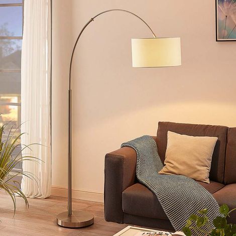 [GEBRAUCHT] B-Ware Lindby Stehleuchte Bogenleuchte Railyn LED Lampe Leuchte warmweiß 200cm weiß (1/2)