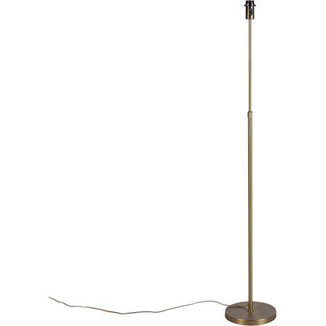 QAZQA Vintage Adjustable Floor Lamp Bronze - Parte