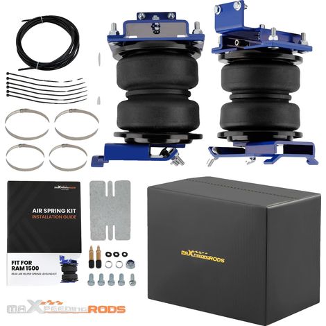Kit de bolsas de aire para suspensión neumática, Material: Acero, Longitud: 43 cm, Ancho: 36 cm, Capacidad de carga: 5000 lbs, Presión máxima: 100 PSI (1/5)