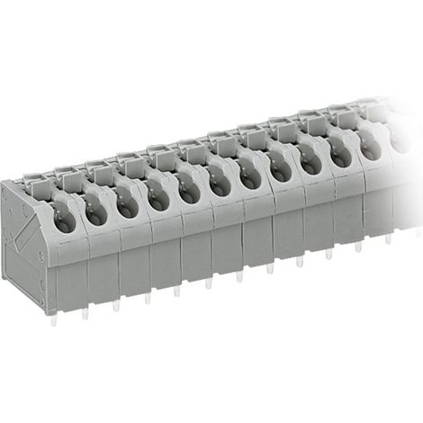 WAGO 250-512 Federkraftklemmblock 1.00 mm² Polzahl 12 Grau 1 St. (1/2)