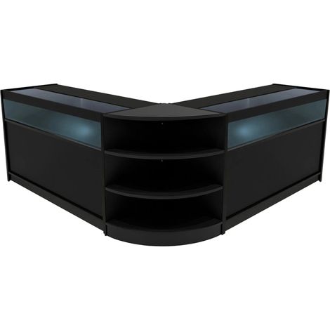 Theseus LED Shop Counter Set LM60 & 2 x B1500 - Black