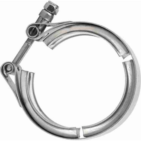 Universelle Schlauchschelle für 63 mm (2,5 Zoll) V-Band-Turbo-Downpipe für Pkw, M6-Schraube (1/5)