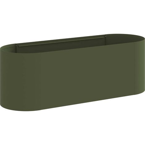 Raised Garden Bed Olive Green 120 x 40x 40 cm vidaXL