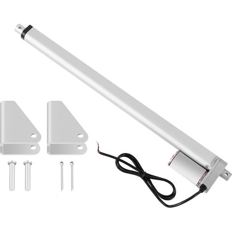 Moteur électrique linéaire 12V 1000N, course 500mm pour vérin de levage avec support (actionneur linéaire) (1/5)