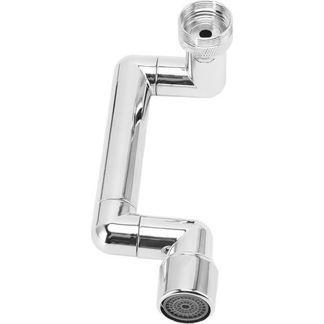Rallonge de robinet télescopique pivotante en ABS chromé cuivre pour lavabo de cuisine (1/5)