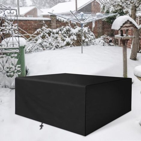 1pc Polyesterfaser Gartenmöbel Staubschutzhüllen Gartenstuhl Schutzhüllen 115x115x70cm (1/5)