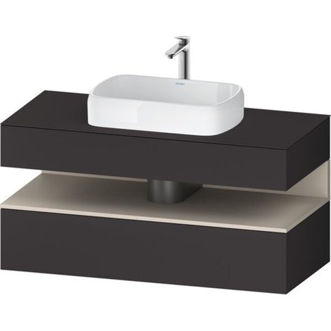 Duravit Collection One Konsolenwaschtischunterbau, 1 Auszug, 1 (1/2)